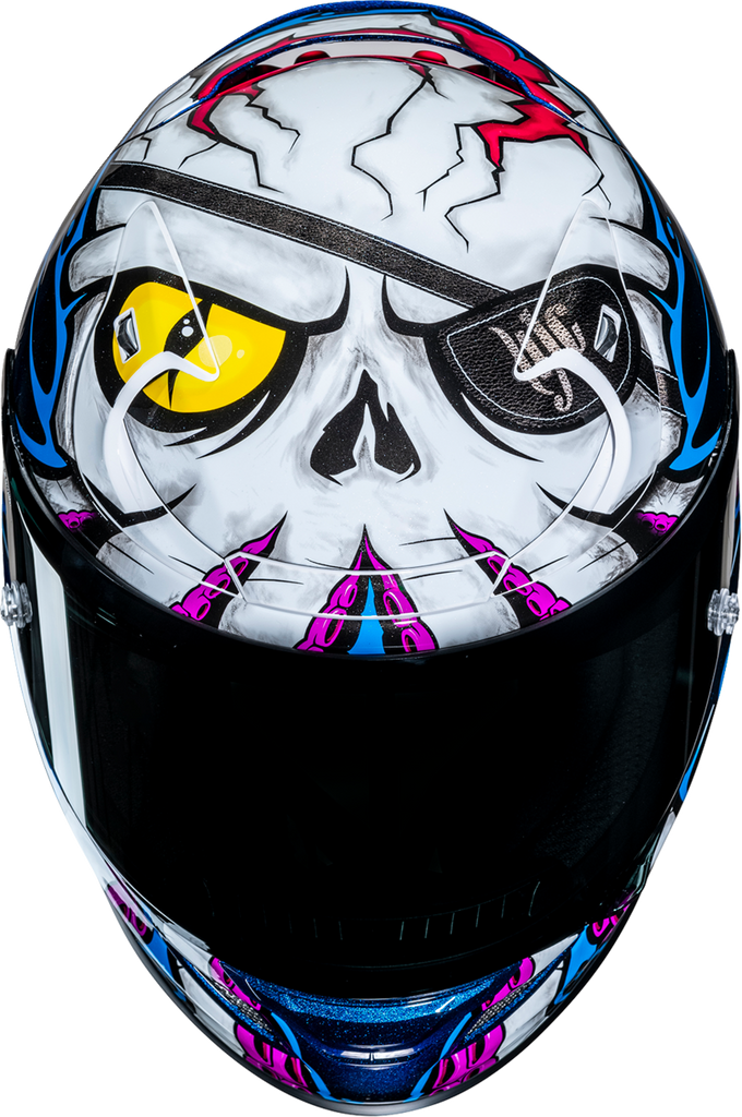HJC RPHA 12N Kraken Motorcycle Helmet - MC28 Large with PIM EVO Shell and Advanced Ventilation