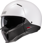 HJC i20 Helmet Solid White 2XL - Lightweight Polycarbonate Composite Shell with Integrated Sunshield and Advanced Ventilation