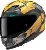 HJC F71 Bumblebee Motorcycle Helmet with Smart Bluetooth System - Small (Part 464803)