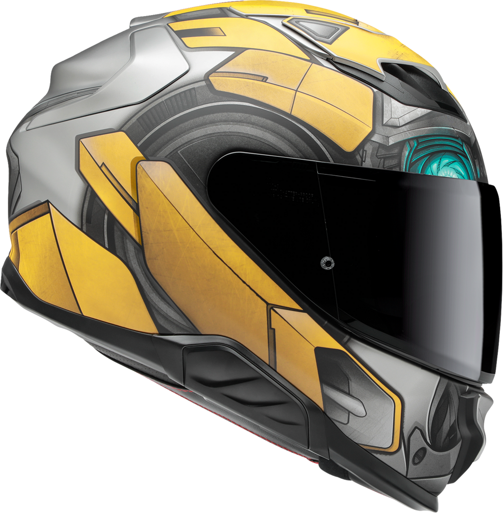 HJC F71 Bumblebee Motorcycle Helmet with Smart Bluetooth System - Small (Part 464803)