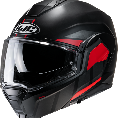 HJC i100 Modular Helmet Beis MC1SF XS with Bluetooth and Sun Visor