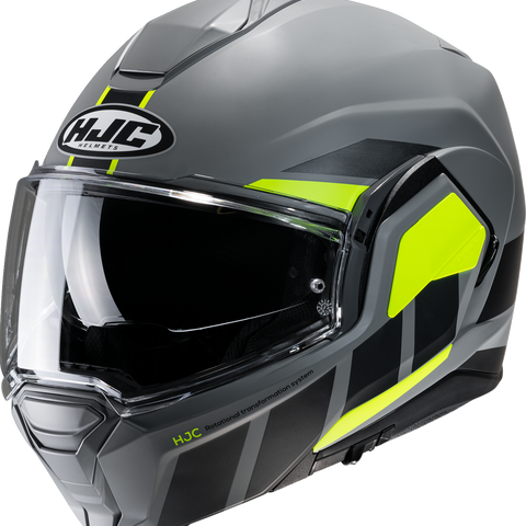 HJC i100 Beis Modular Helmet with Bluetooth System and Sun Visor, Large (Part Number 376157)