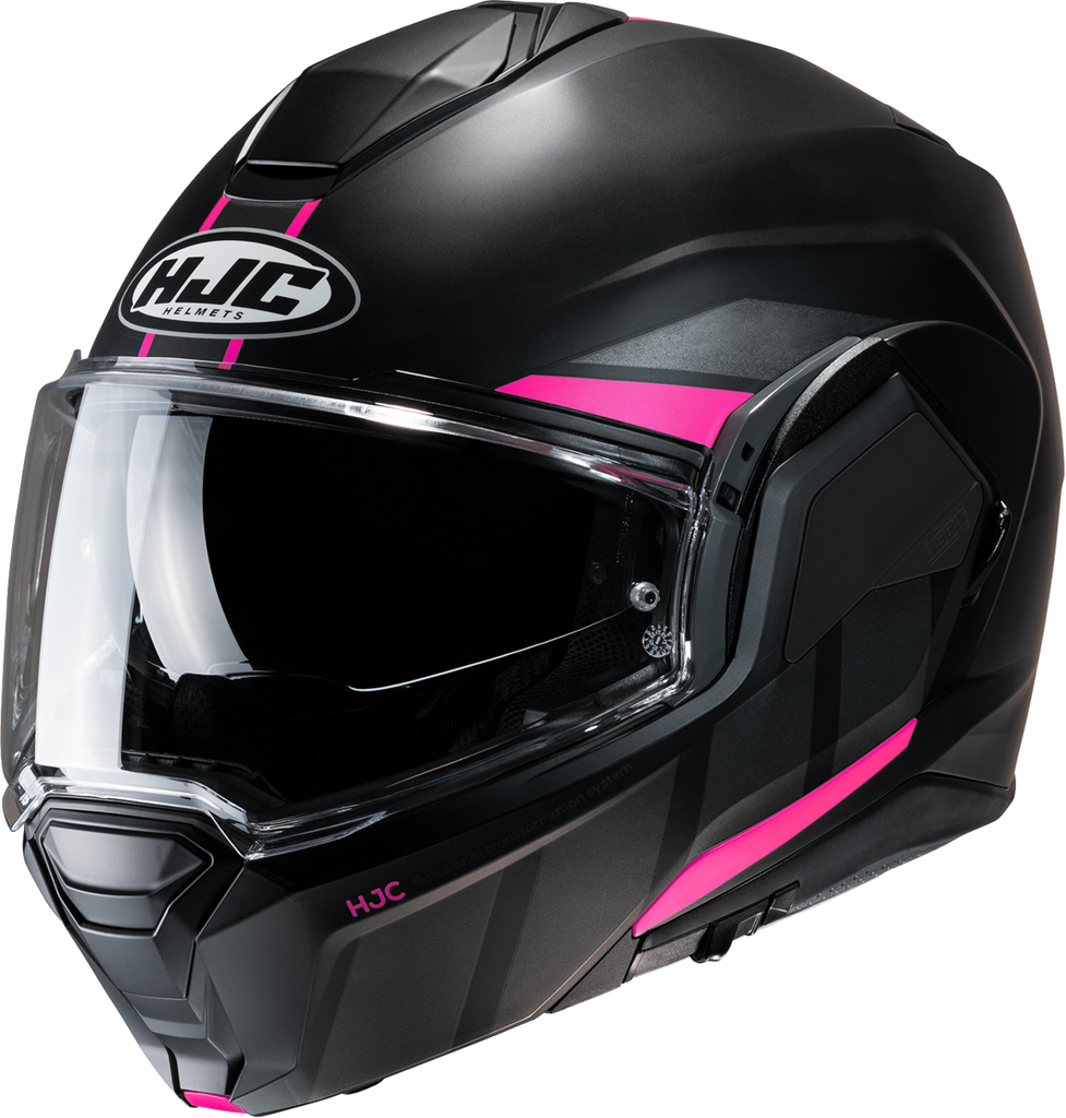 HJC i100 Modular Helmet Beis MC8SF Large by HJC - Lightweight, Bluetooth, UV Protection