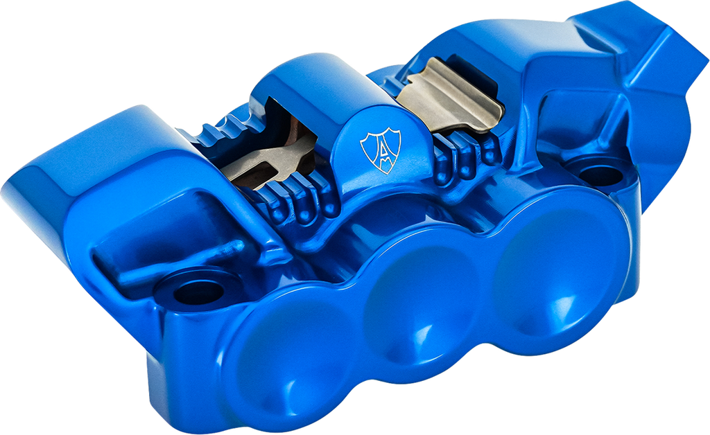 Arlen Ness 320-137 Monoblock Radial Brake Caliper, Left, Blue