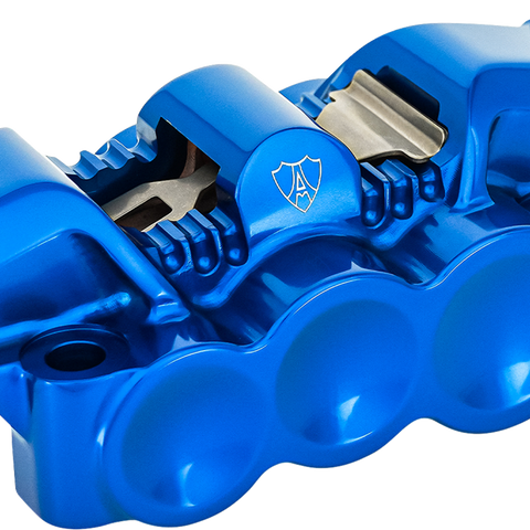 Arlen Ness 320-137 Monoblock Radial Brake Caliper, Left, Blue