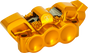 Arlen Ness 320-138 Monoblock Radial Brake Caliper, Right Side, Gold
