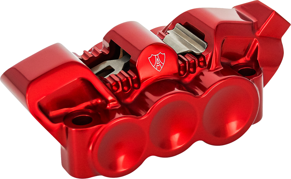 Arlen Ness Monoblock Radial Brake Caliper Right Red, Part Number 320-139