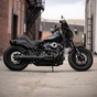 S&S Cycle 2-into-1 Exhaust System, Black - 550-0789