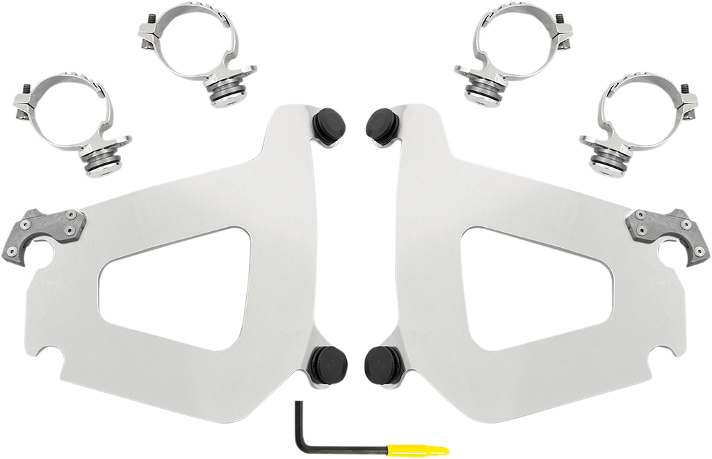 MEMPHIS SHADES Bullet Mounting Kit - MEK2010 - Polished Finish - Team Dream Rides