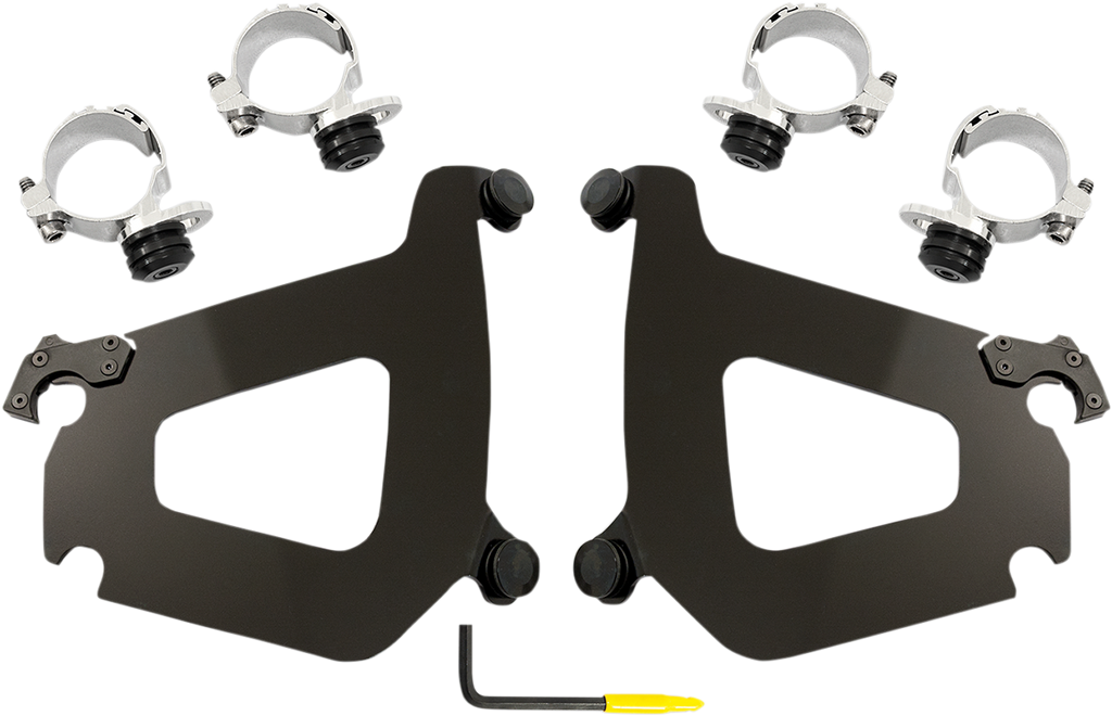 MEMPHIS SHADES Bullet Mounting Kit - XV19 - Black MEB2010 - Team Dream Rides