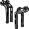 Arlen Ness Wayback Handlebar Risers, Black – Part Number 520-063