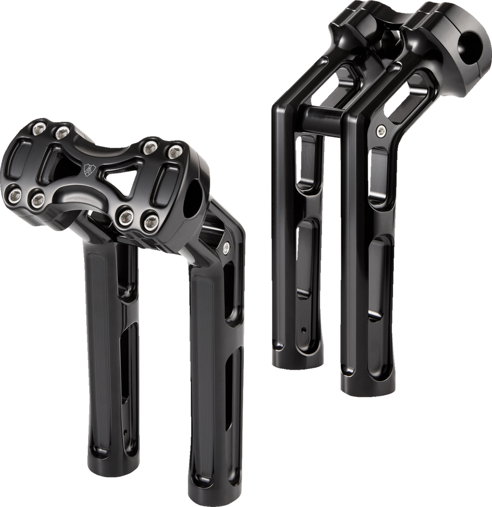 Arlen Ness Wayback Handlebar Risers, Black – Part Number 520-063