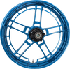 Arlen Ness Flatline Front Rim, Blue, Part Number 330-048