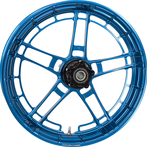 Arlen Ness Flatline Front Rim, Blue, Part Number 330-048