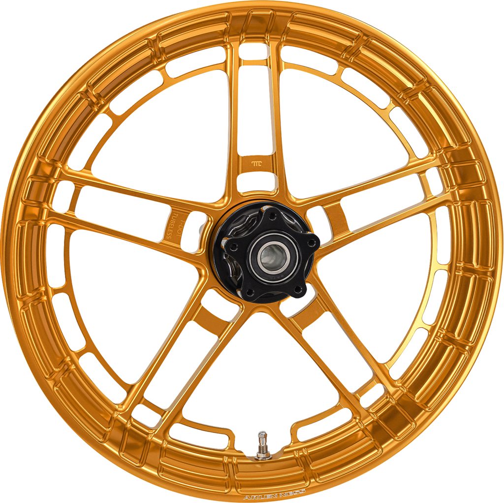 Arlen Ness Flatline Front Rim, Gold, Part Number 330-052