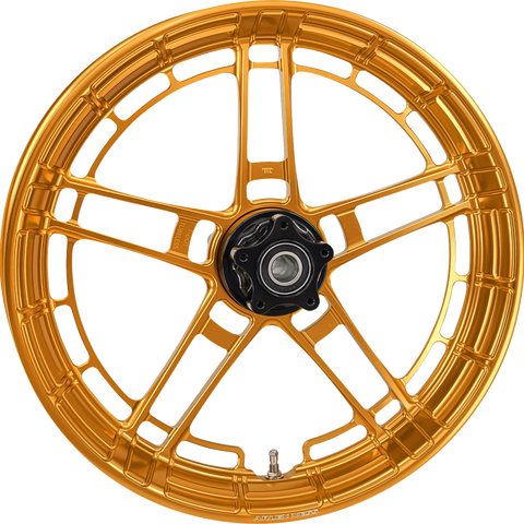 Arlen Ness Flatline Front Rim, Gold, Part Number 330-052