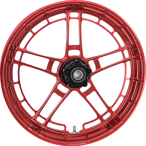 Arlen Ness Flatline Front Rim, Red, Part Number 330-056