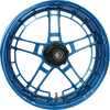 Arlen Ness Flatline Rear Rim, Blue, Part Number 330-046