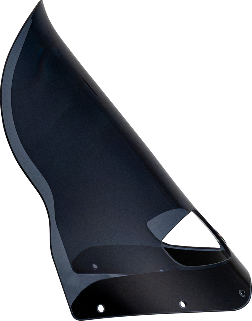 Klock Werks Flare Windshield for Road Warrior Fairing, Dark Smoke - KWW-06-0613-DS