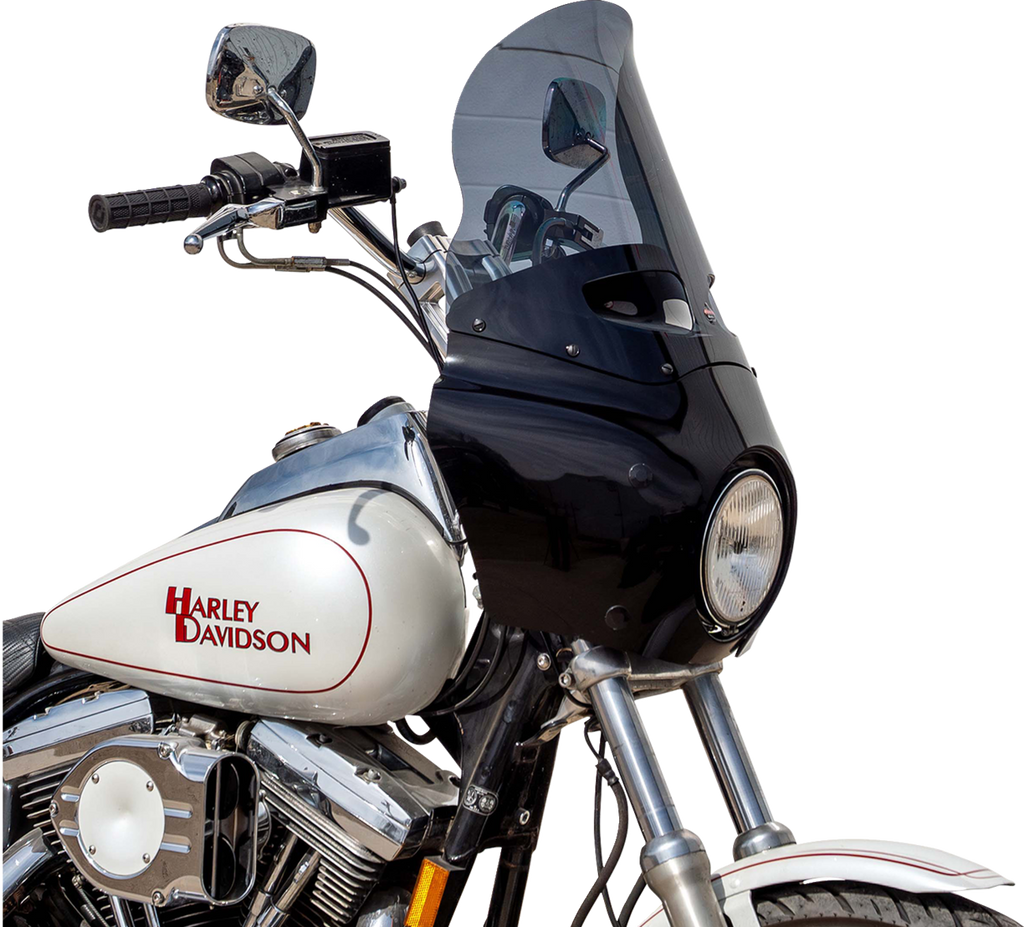 Klock Werks Flare Windshield for Road Warrior Fairing, Dark Smoke - KWW-06-0613-DS