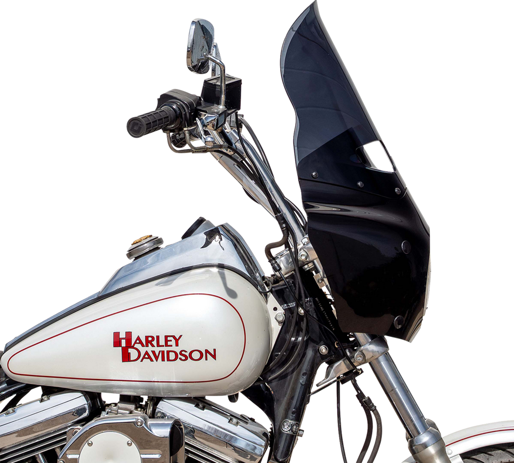 Klock Werks Flare Windshield for Road Warrior Fairing, Dark Smoke - KWW-06-0613-DS