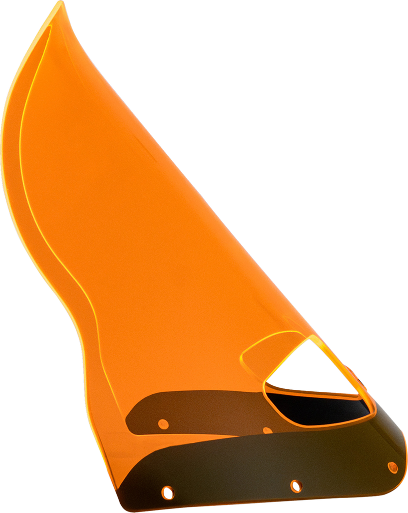 KLOCK WERKS Ice Flare® Windshield for Road Warrior Fairing, Orange Ice, KWW-06-0615