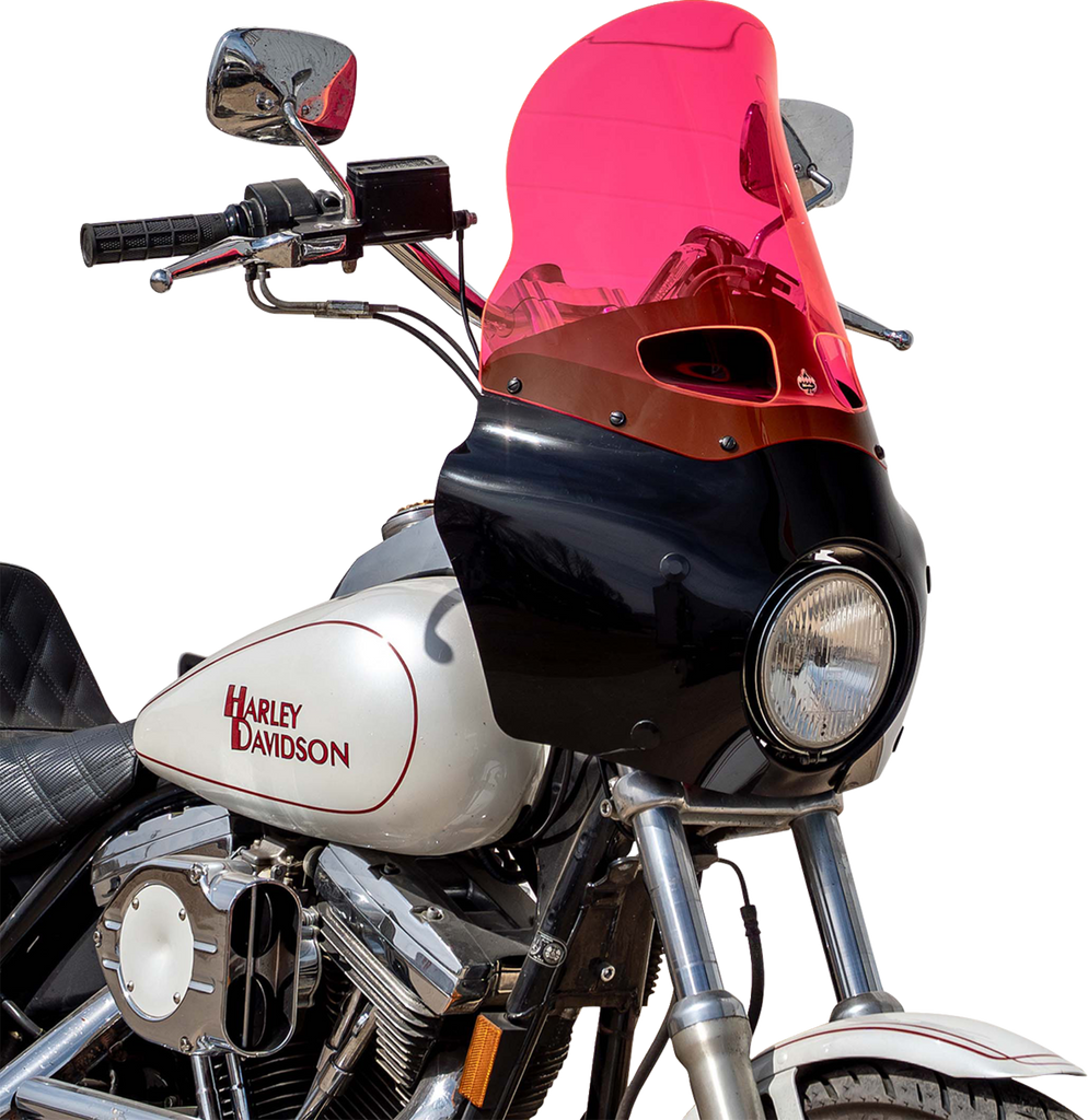Klock Werks Ice Flare® Windshield for Road Warrior Fairing, Pink Ice, KWW-06-0614