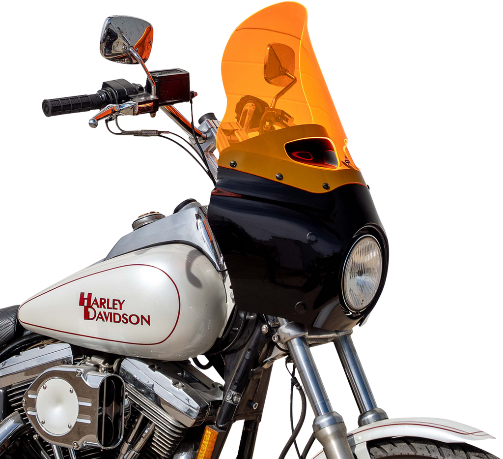 KLOCK WERKS Ice Flare® Windshield for Road Warrior Fairing, Orange Ice, KWW-06-0615