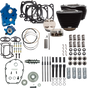 S&S Cycle Power Pack 550G Oil Cooled Kit with Wrinkle Black Finish - Part #310-1059D