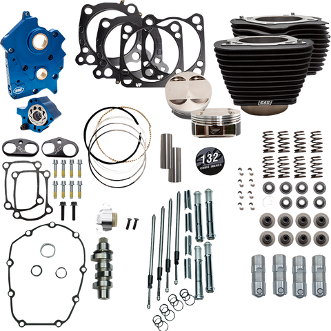 S&S Cycle Power Pack 550C Oil Cooled Kit for 114-117