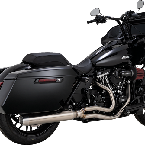 Vance & Hines 27347 Gaslighter 2-into-1 Exhaust System for M8 Touring Bikes - Brushed Finish