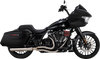 Vance & Hines 27347 Gaslighter 2-into-1 Exhaust System for M8 Touring Bikes - Brushed Finish