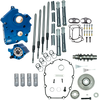 S&S Cycle Cam Chest Kit for M8 Models with VVT - Water Cooled, Gear Drive, 465 Cam - Chrome Pushrod Tubes (Part #310-1001B)