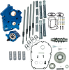 S&S Cycle Cam Chest Kit for M8 Models with VVT - Water Cooled Gear Drive System with 475 Cam - Chrome Pushrod Tubes, Part No. 310-1002B