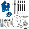 S&S Cycle Cam Chest Kit for M8 Models with VVT - 475 Cam - Water Cooled - Gear Drive - Black Pushrod Tubes – Part 310-1010B
