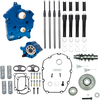 S&S CYCLE Cam Chest Kit for M8 Models with VVT - 475 Cam - Oil Cooled - Gear Drive - Black Pushrod Tubes - Part 310-1014B