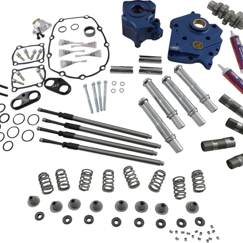 S&S Cycle 310-1118B Cam Chest Kit for M8 VVT Engines with Oil Cooled Chain Drive and 540 Cam