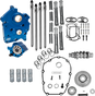 S&S Cycle Cam Chest Kit for M8 Models with VVT - 496 Cam - Oil Cooled Gear Drive - Chrome Pushrod Tubes - Part #310-1382A