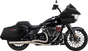 Vance & Hines 27346 Gaslighter 2-Into-1 Exhaust System for M8 Touring with Brushed Finish