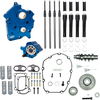 S&S Cycle Cam Chest Kit for M8 Models with VVT – Oil Cooled Gear Drive System with 465 Cam - Black Pushrod Tubes – Part #310-1013B