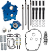S&S Cycle 310-1385A Cam Chest Kit for M8 with VVT – Water Cooled Chain Drive 496 Cam with Black Pushrod Tubes