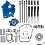 S&S Cycle Cam Chest Kit for M8 Models with VVT - Water Cooled Gear Drive 496 Cam - Black Pushrod Tubes (Part #310-1387A)