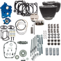 S&S Cycle Power Pack 550G Water Cooled Upgrade Kit with Chrome Pushrod Tubes - Part Number 310-1051D