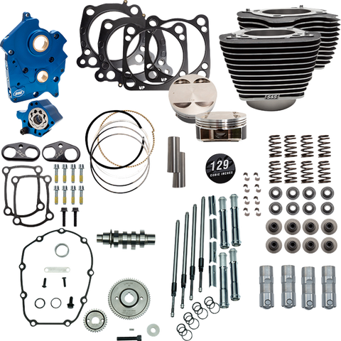 S&S CYCLE Power Pack 550G Oil Cooled Kit for 107