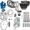 S&S Cycle Power Pack 550C Oil Cooled Kit for 114/117-Inch M8 Engines with Chrome Pushrods