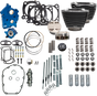 S&S Cycle Power Pack 550C Oil Cooled Big Bore Kit for M8 Engines - 132" Performance Enhancement