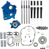 S&S Cycle Cam Chest Kit for M8 with VVT - Water Cooled Gear Drive System - 465 Cam - Black Pushrod Tubes (Part Number 310-1009B)