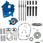 S&S Cycle Cam Chest Kit for M8 with VVT - Water Cooled Gear Drive System - 465 Cam - Black Pushrod Tubes (Part Number 310-1009B)
