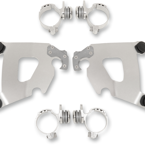 MEMPHIS SHADES Cafe Mounting Kit - Polished - Scout MEK2025 - Team Dream Rides