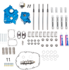 S&S Cycle 310-1082C Cam Chest Kit for M8 Engines with VVT, Oil Cooled, 550 Cam, Chrome Pushrod Tubes
